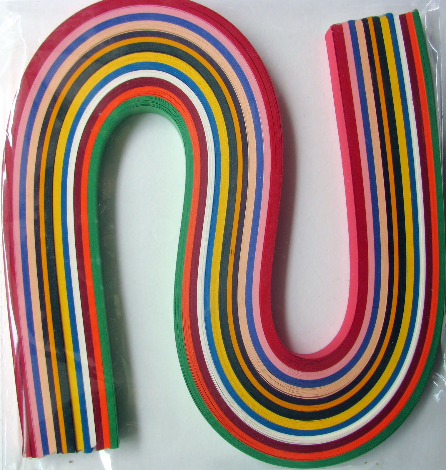 The Just For You Store! Multicolour Quilling Strips pack All colours