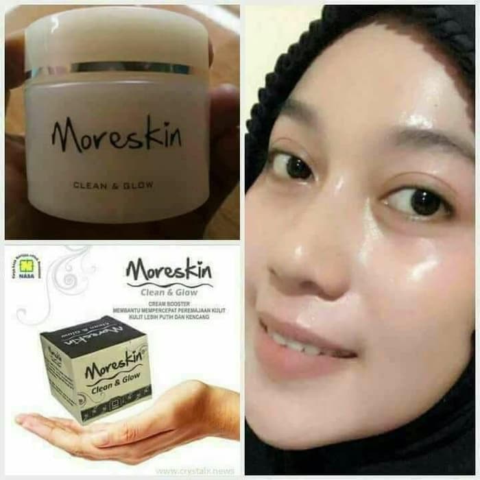 MORESKIN CLEAN & GLOW NASA CREAM WAJAH GLOWING AMAN TANPA EFEK SAMPING