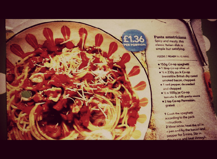 jumble and jelly Pasta