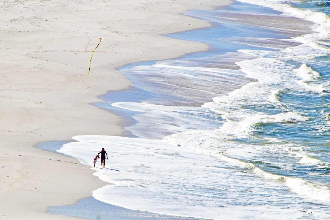 . On the beach at Yzerfontein