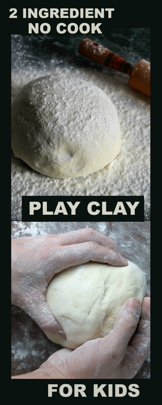 EASY No Cook Clay Recipe - takes ONE MINUTE to make
