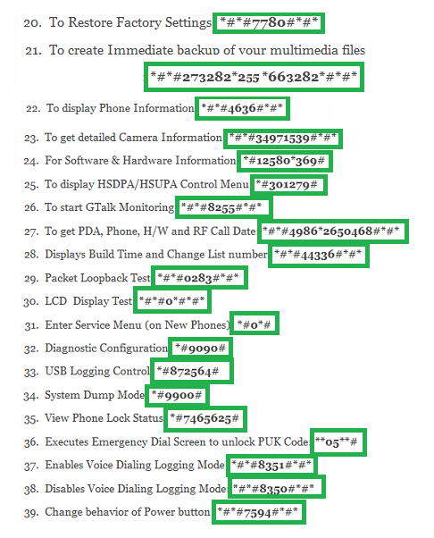 all mobile secret code pdf
