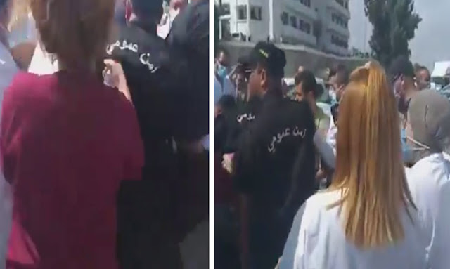 عاجل تونس: اشتباكات عنيفة بين الأمن و الأطباء في باب سعدون ! (فيديو)