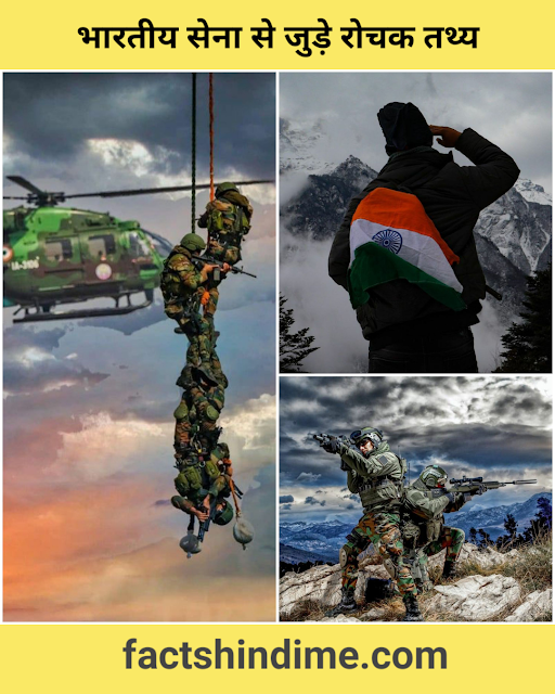 भारतीय सेना से जुड़े रोचक तथ्य | Interesting facts about Indian Army in hindi 2021 भारतीय सेना से जुड़े रोचक तथ्य | Interesting facts about Indian Army in hindi 2021
