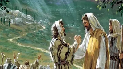 imagem de Jesus curando