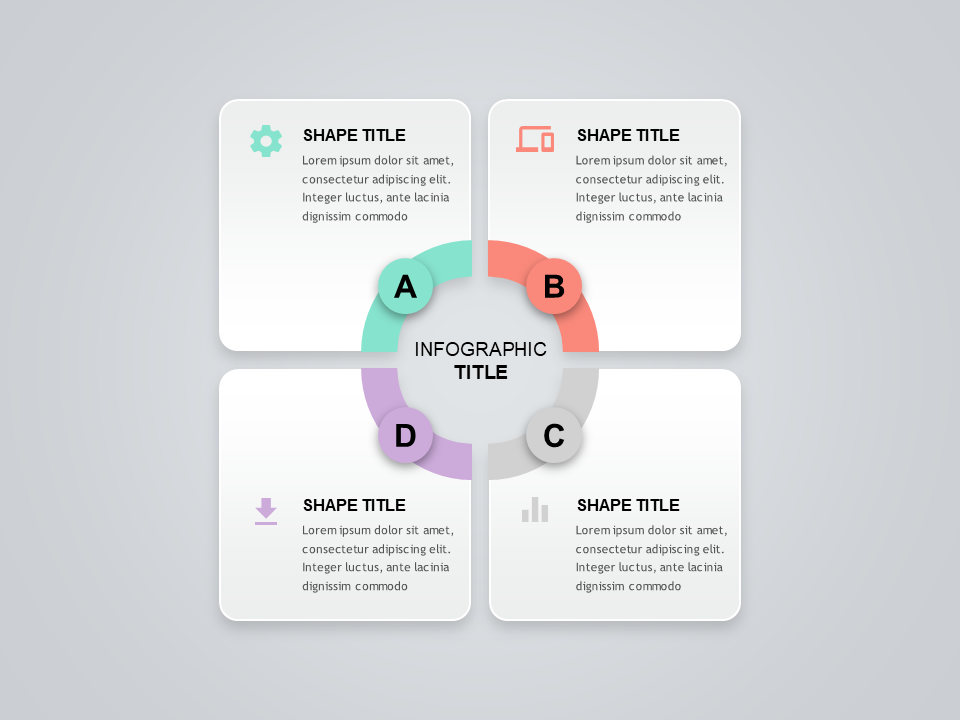 Round Square Circle Rotation PowerPoint Templates - PowerPoint Free