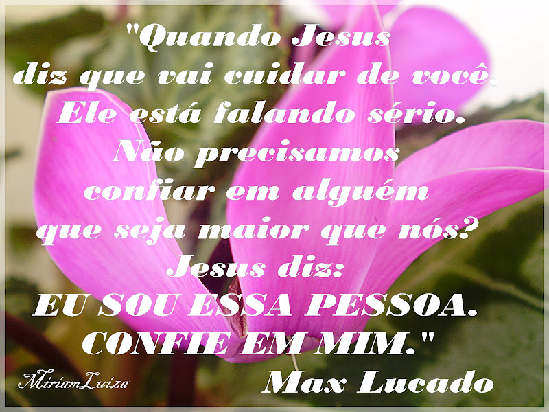 MEDITA ES DEUS CUIDA DE MIM