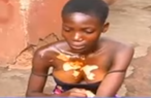 3 Photos: Angry mother pours hot soup on daughter in Benin