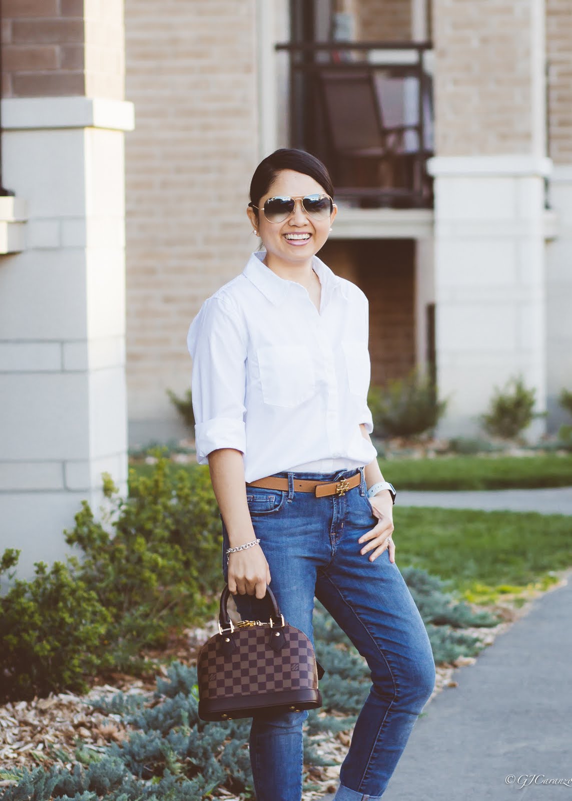 White Shirt + Blue Jeans | A Glad Diary