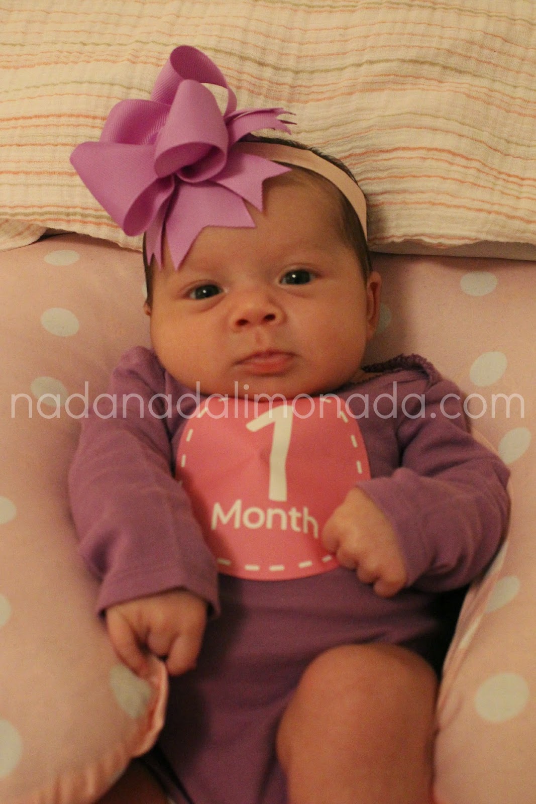 Hello Sunshiney Days One Month Old!