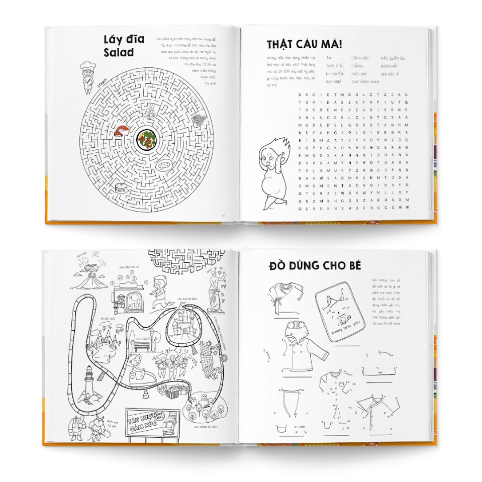 [A116] Activity book - Bộ sách giải trí không thể thiếu cho Bà Bầu