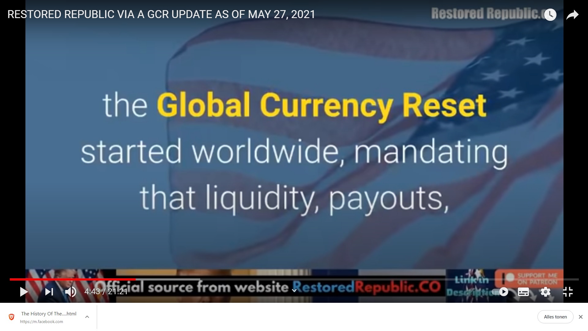 Spiritual Soul Consciousness Restored Republic via a GCR Update as of