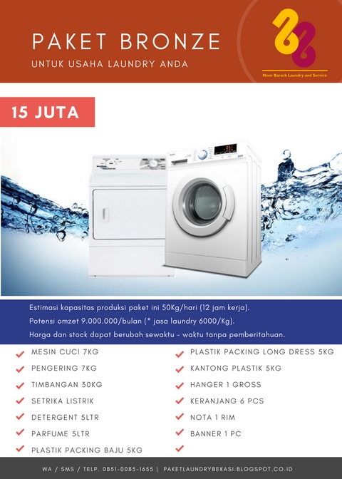 085100851655 Harga Paket Usaha Laundry  Kiloan Bekasi 