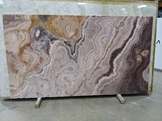 Purple Onyx Marble Slab 