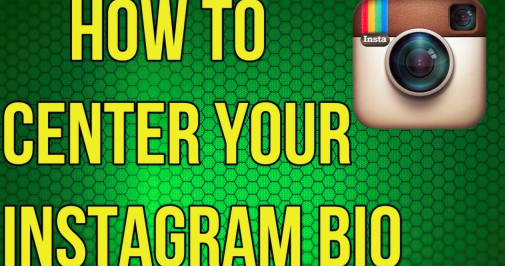 Instagram Center Bio