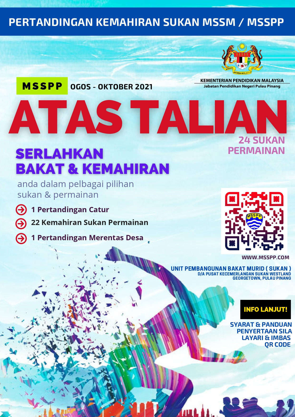 BOLATAMPAR MSSPP: PERTANDINGAN KEMAHIRAN SUKAN MSSM/MSSPP OGOS BOLATAMPAR MSSPP: PERTANDINGAN KEMAHIRAN SUKAN MSSM/MSSPP OGOS
