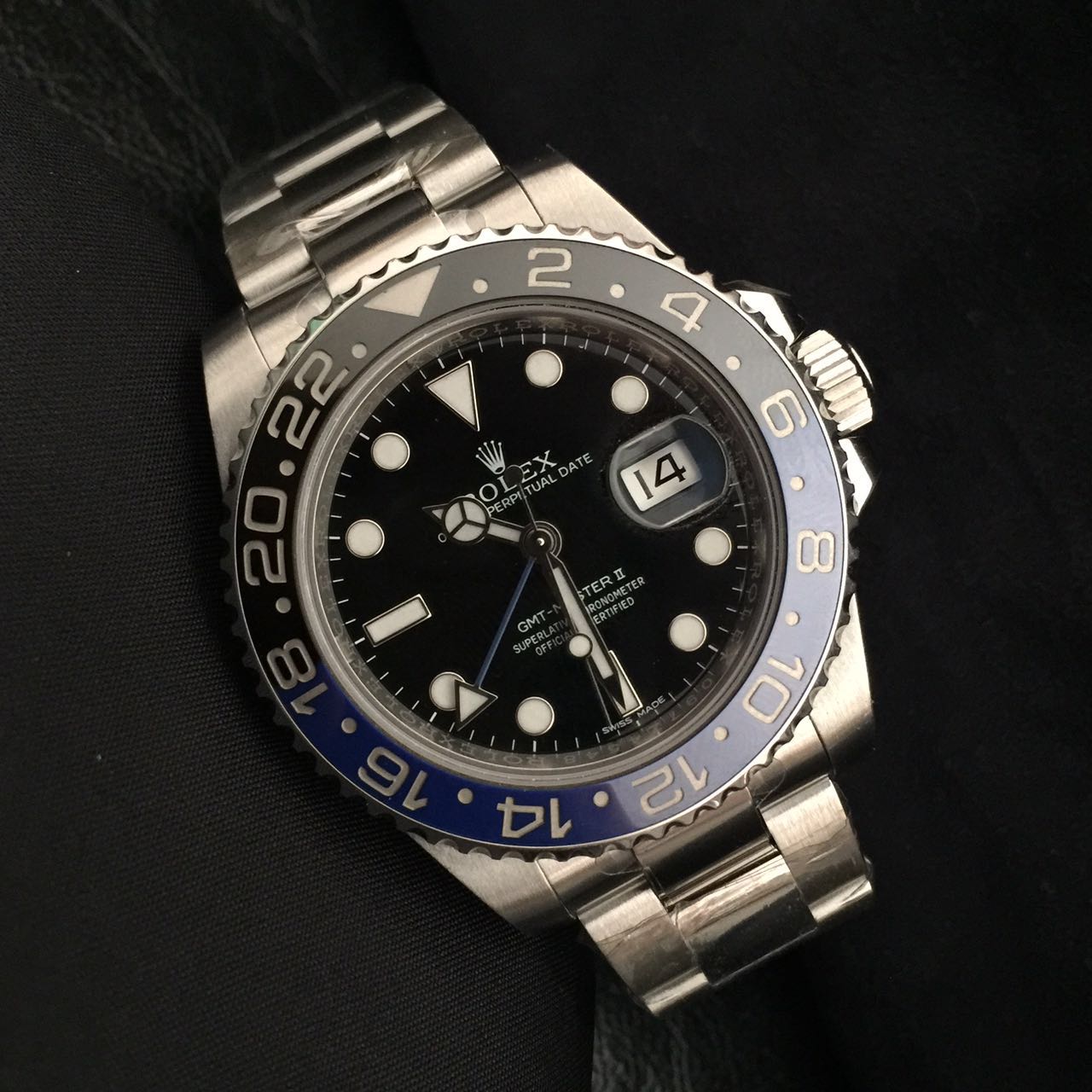 Watch Temptation Jual Beli Jam Tangan Second Arloji Mewah Bekas Original Sold Preowned Rolex Gmt Master 2 Blue Black Batman Random Series 2015