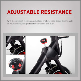 JOROTO X1S Chain Drive Spin Bike's adjustable resistance, image