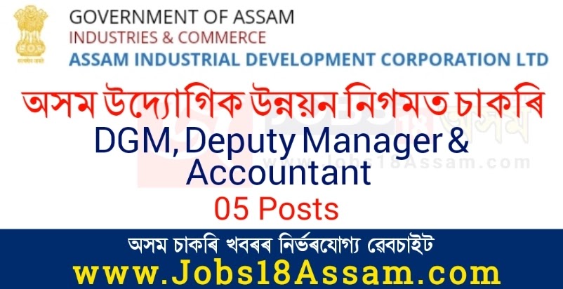 AllDC Assam Recruitment 2021 Apply for 05 DGM, Deputy Manager & Accountant Vacancy