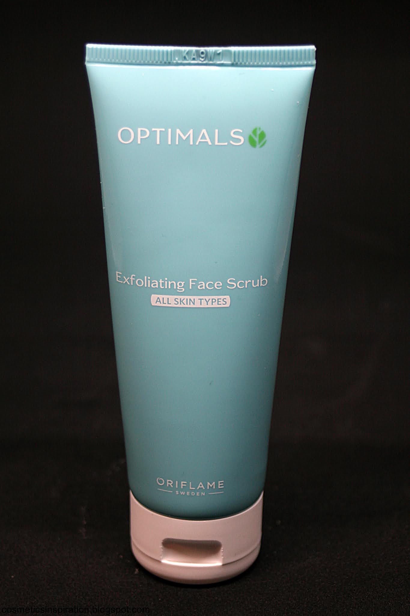 Kosmetyczne inspiracje Oriflame Optimals Scrub do twarzy