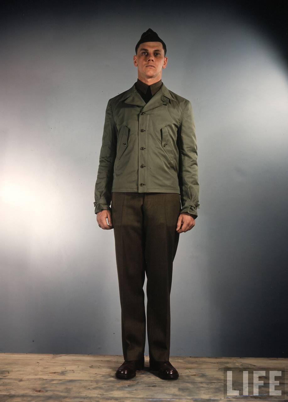 Amazing Color Photos That Show U.S Army Uniforms in World War II Vintage Everyday