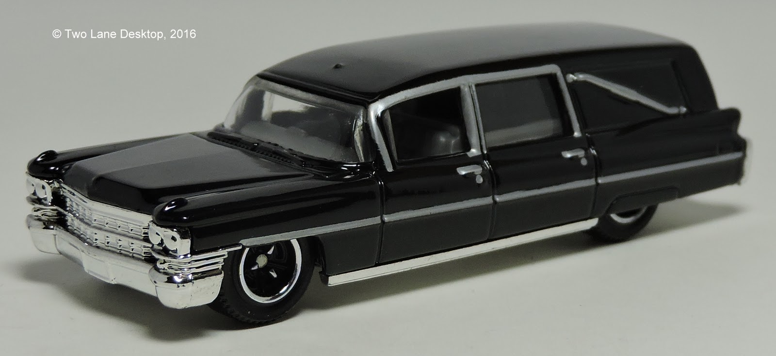 Matchbox 1963 and Johnny Lightning 1966 Cadillac Hearse's