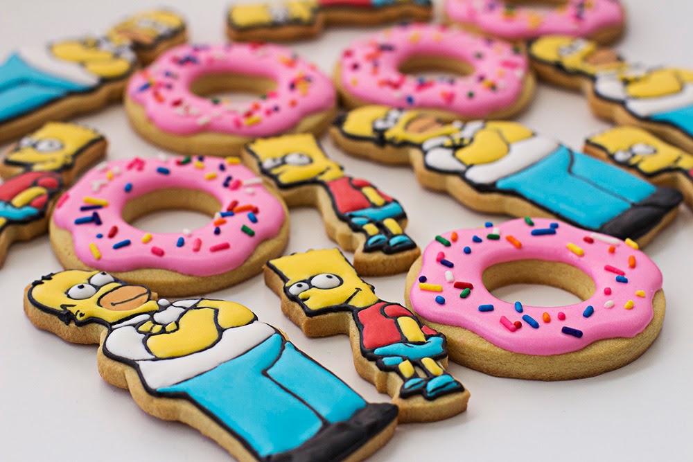 Galletas decoradas Simpson