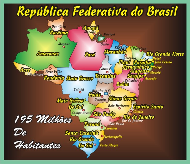 Brasil 27 Unidades da Federação