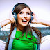 Beautiful Girl Enjoy Of Music