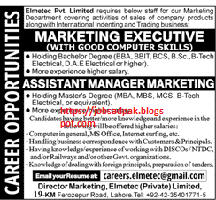 Marketing Executive and manger Careers