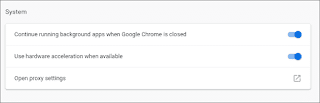 Internet Options Google Chrome