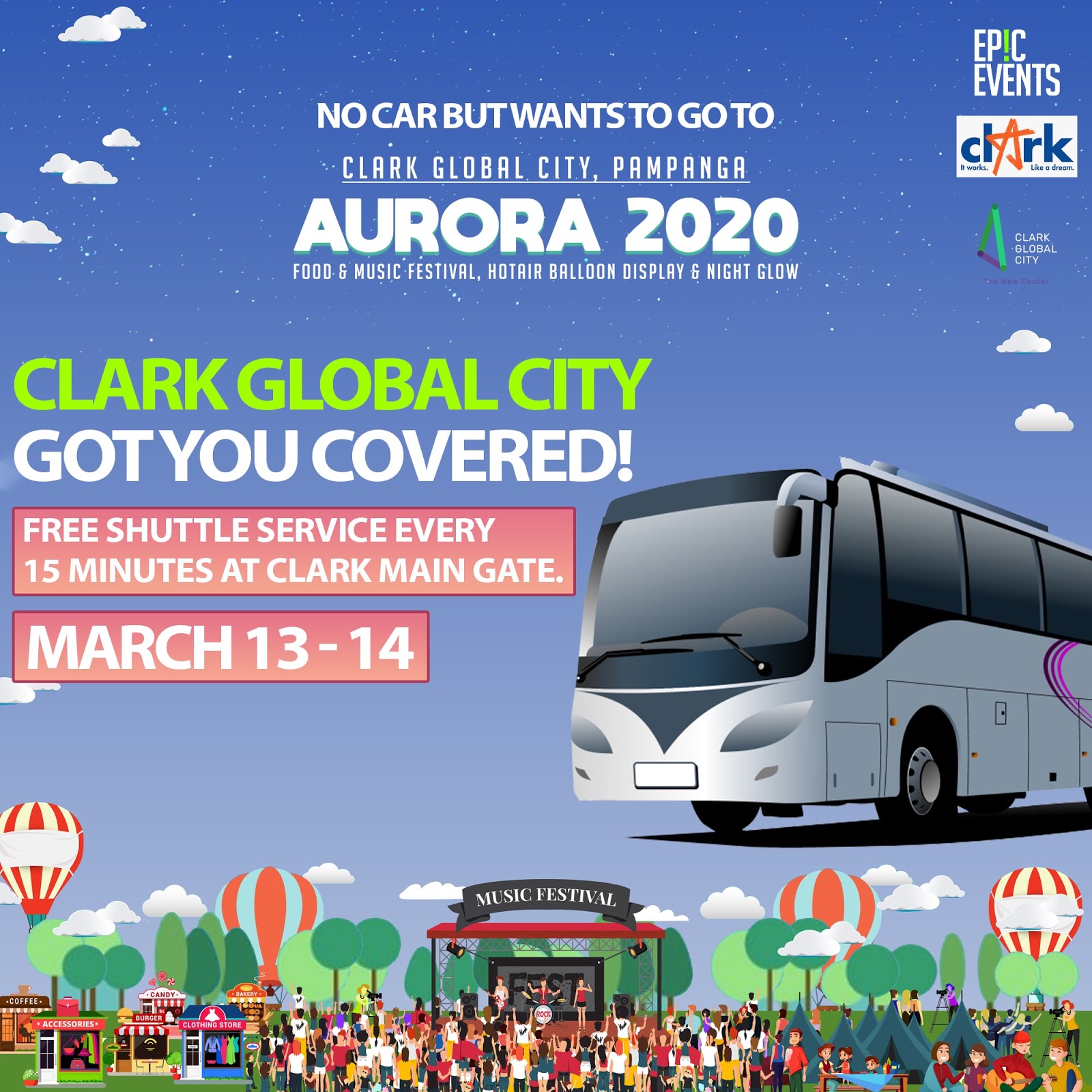 Clark Aurora Fest 2020 Music, Food, and Hot Air Balloons in Clark