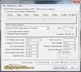TCP Optimizer Portable