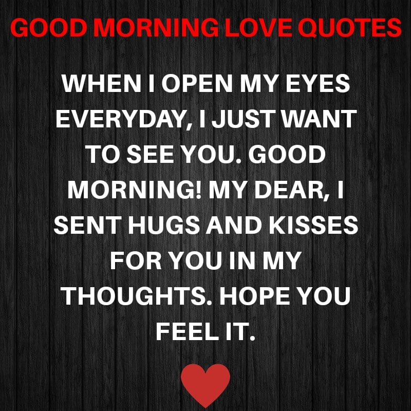 41+ [ROMANTIC] Good Morning Love Quotes, Status, & Wishes