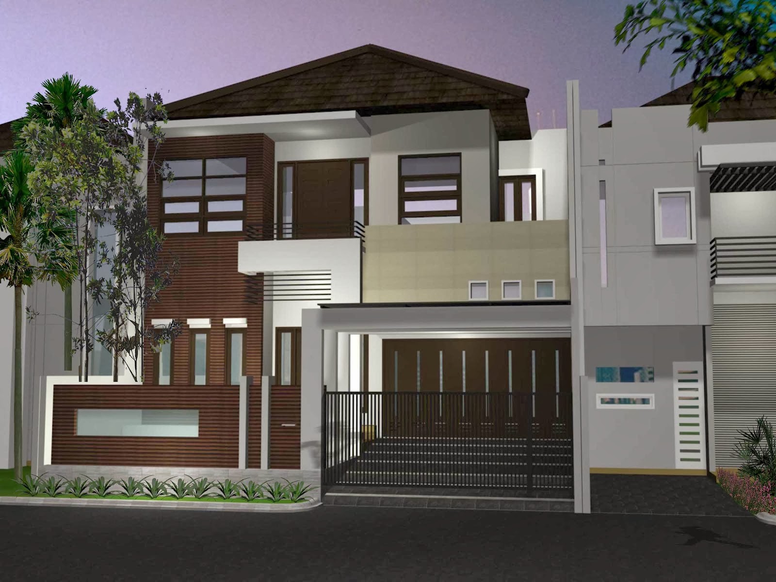 Denah Rumah 2 Lantai Ukuran 10x20 Top Rumah