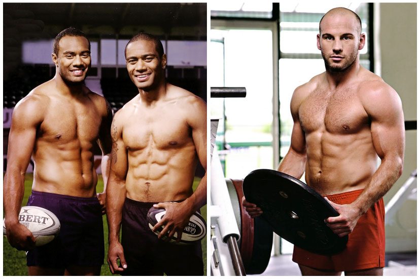 MEN'S BOOKMARK Rugby’s Finest Hunks 2011 Calendar