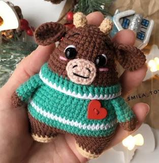 PATRON GRATIS TORO AMIGURUMI 43800