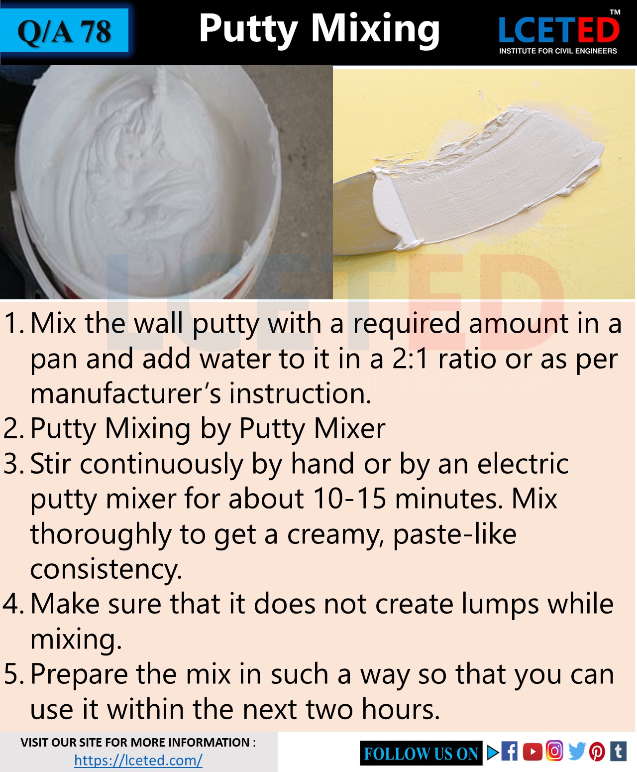 THE STANDARD PROCEDURE FOR PAINTING EXTERIOR WALL lceted LCETED