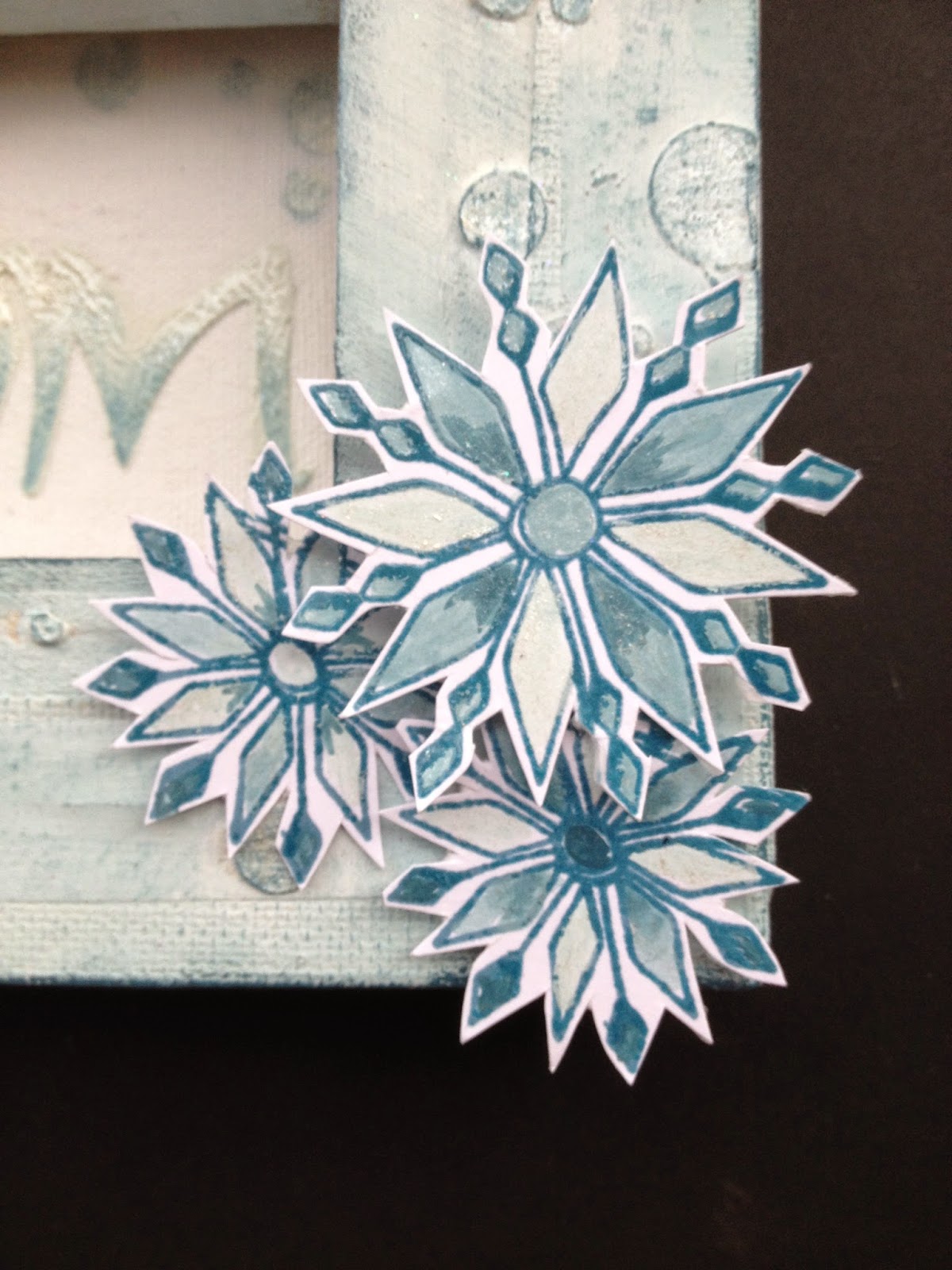 a love to create 'Frosted Flowers'