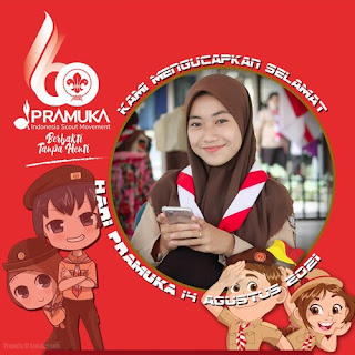 twibbon hari pramuka ke 60