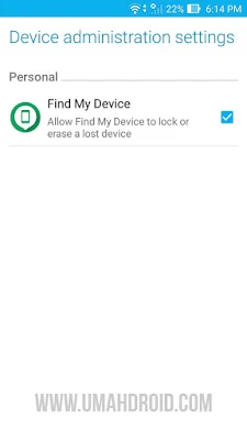 Device Administration Settings Android