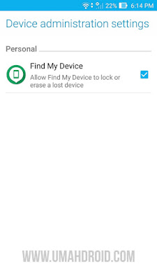 Device Administration Settings Android