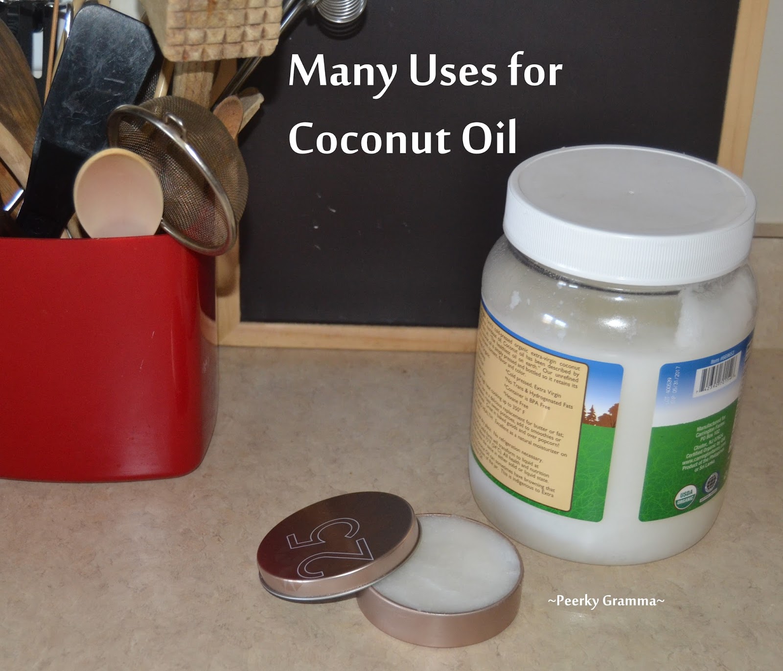 Perky Gramma Teaches Using Coconut Oil...