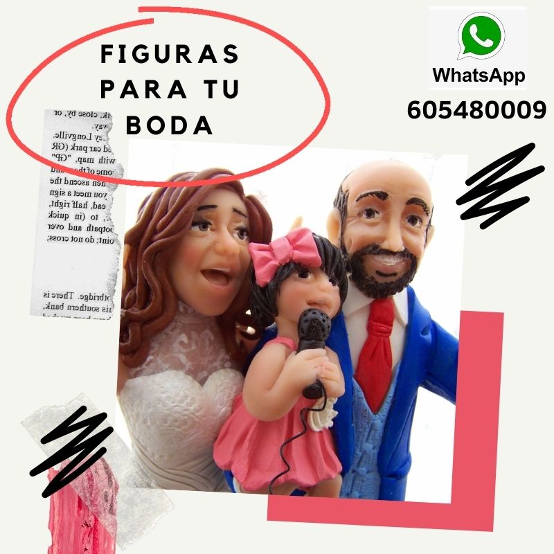 Muñecos y Figuras Personalizadas para Tartas de Bodas, Comuniones  y Tartas Falsas para Eventos