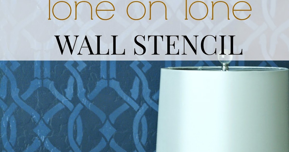 Tone On Tone Wall Stencil Pneumatic Addict