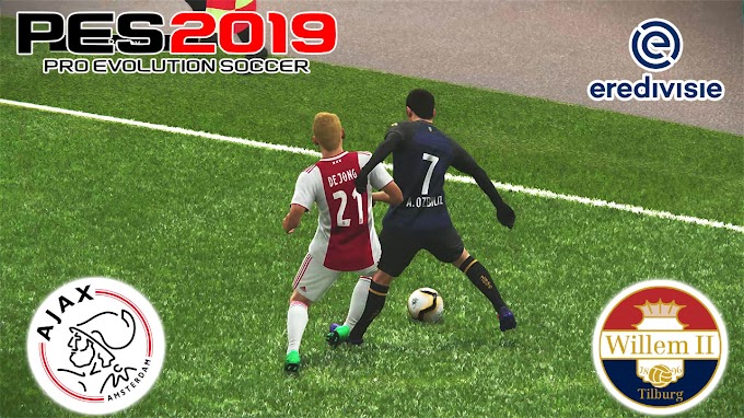 PES 2019 | Ajax vs Willem II | Netherlands Eredivisie | PC GamePlaySSS