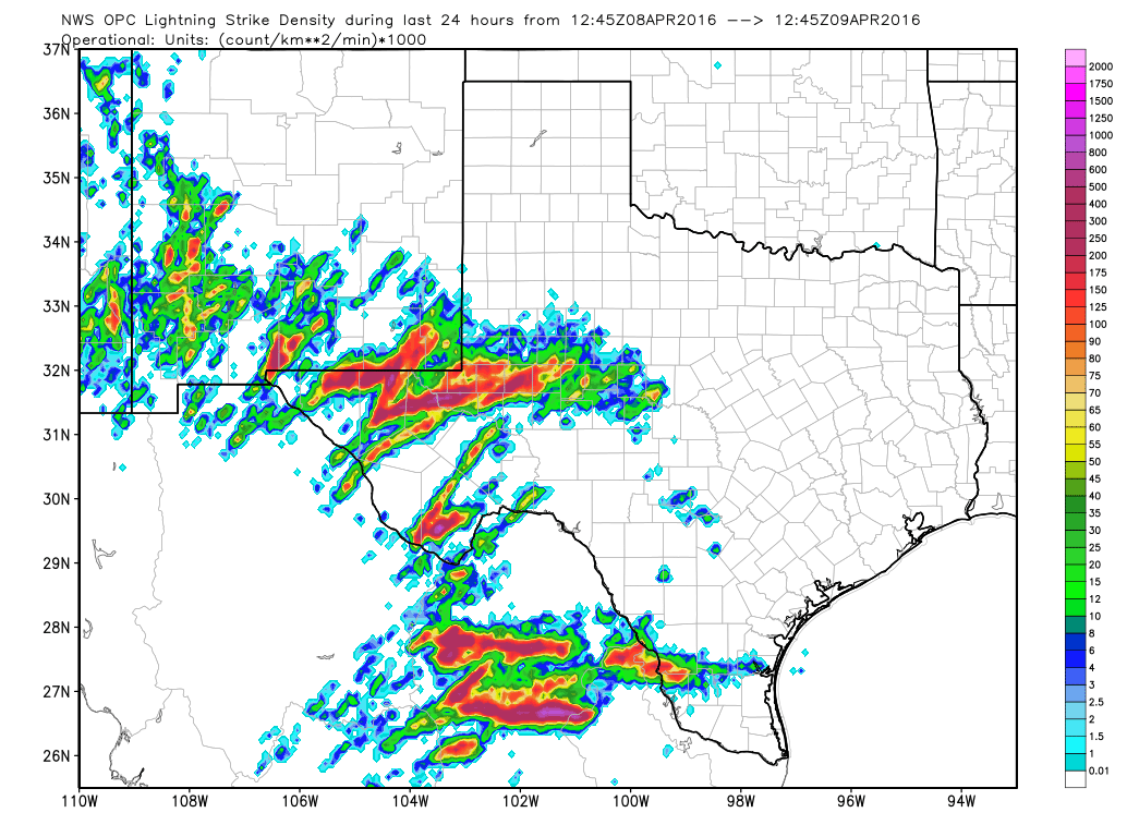 Beneficial Rainfall In New Mexico.