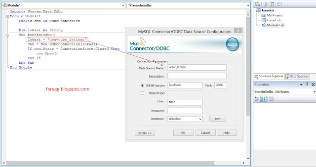 Membuat Koneksi Database Xampp Ke Vb Net Menggunakan Mysql Odbc Driver Mas Fery S Membuat Koneksi Database Xampp Ke Vb Net Menggunakan Mysql Odbc Driver Mas Fery S