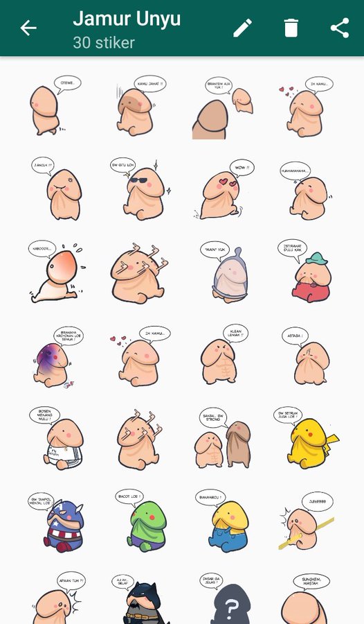 10 Link Download Stiker Whatsapp Terbaru Lucu Nyeleneh Mudah Di Install Kaskus