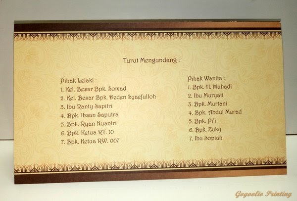 Contoh Surat Undangan Pernikahan Turut Mengundang - TRIPROFIK.COM